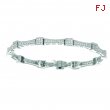 Diamond square bracelet