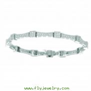 Diamond square bracelet