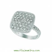 Diamond square ring