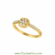 Diamond square ring