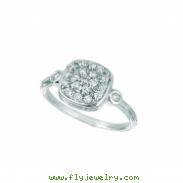 Diamond square ring