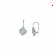 Diamond square shape earrings