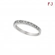 Diamond Stackable Ring, 14K White Gold