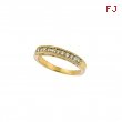 Diamond Stackable Ring, 14K Yellow Gold Band