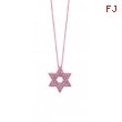 Diamond star necklace