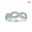 Diamond twisted ring