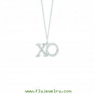 Diamond XO necklace