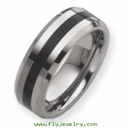 Dura Tungsten Enameled 8mm Polished Band ring