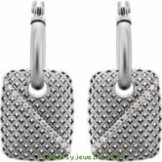 EARRING NONE ROUND 01.00 MM Diamond NONE Mounting 14kt White Polished 1/4 CTW DIAMOND EARRINGS