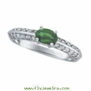 Emerald and Diamond Ring