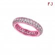 Eternity diamond pave set ring