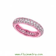 Eternity diamond pave set ring