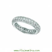 Eternity diamond pave set ring