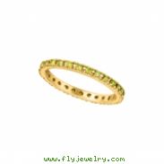 Eternity yellow diamond band