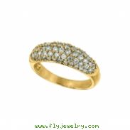 Fancy yellow gold diamond ring