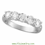 Five 5 Stone Diamond Ring