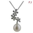 Fresh Water Pearl Diamond Necklace