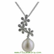 Fresh Water Pearl Diamond Necklace