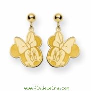 Gold-plated SS Disney Minnie Dangle Post Earrings