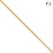 Gold-plated Sterling Silver 1.75mm Diamond-cut Rope Chain