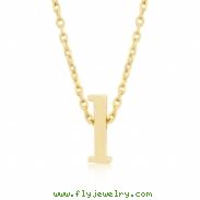 Golden Initial L Pendant