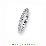 Karat Platinum .25ctw Diamond Micro Pave Ring