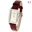 Ladies' Charles Hubert Red Leather Band Watch