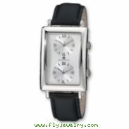 Mens Charles Hubert Dual Time White 33x53mm Dial Watch