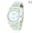 Men's Charles Hubert Stainless Steel Round Off-White Dial Watch