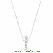 Pave Initial L Pendant