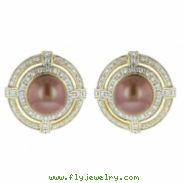 Pearl Diamond Earring