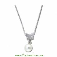 Pearl Diamond Necklace