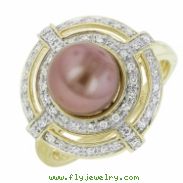 Pearl Diamond Ring