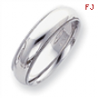 Platinum 6mm Comfort-Fit Milgrain Size 5 Wedding Band ring