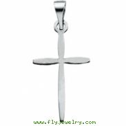 Platinum Cross Pendant