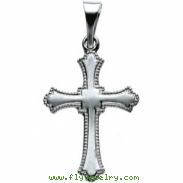 Platinum Cross Pendant