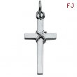 Platinum Cross Pendant