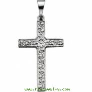 Platinum Cross Pendant