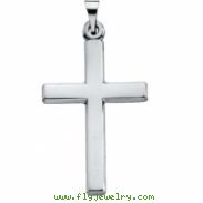 Platinum Cross Pendant