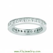 Princess cut diamond eternity band