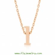 Rose Gold Initial L Pendant