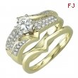 Round Diamond Bridal Semi-mount - Yellow Gold