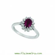 Ruby & diamond ring