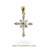 Snowflake Cross Pendant