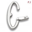 Stainless Steel 19.37 X 8.92 MM POLISHED G LOCK CLASP