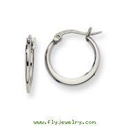 Stainless Steel 19mm Diameter Hoop Earrings
