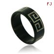 Stainless Steel Black Square  Band