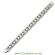Stainless Steel Brushed And Satin Bracelet