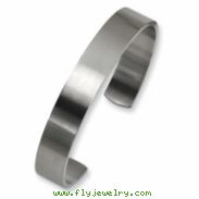Stainless Steel Brushed Cuff Bangle