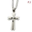 Stainless Steel Cross Pendant Necklace